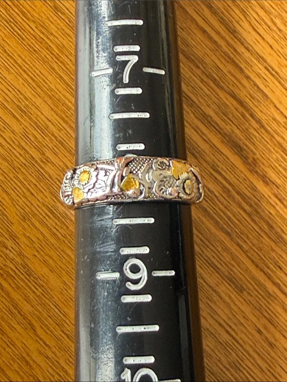 Vintage style 750/925 ring